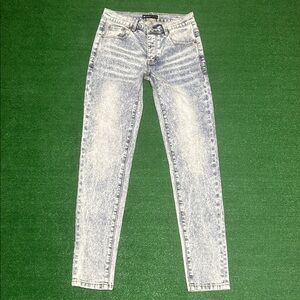 Acid Washed Purple Jeans size 30 (used)